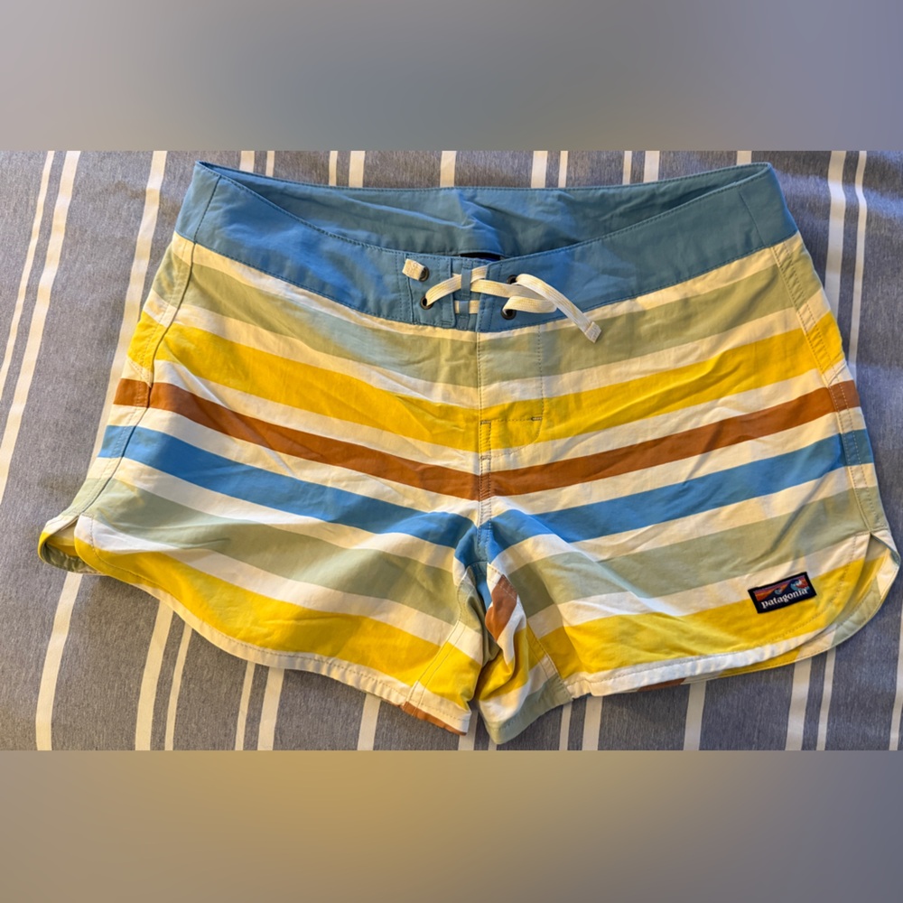Patagonia women’s Multicolor Striped Boardshorts